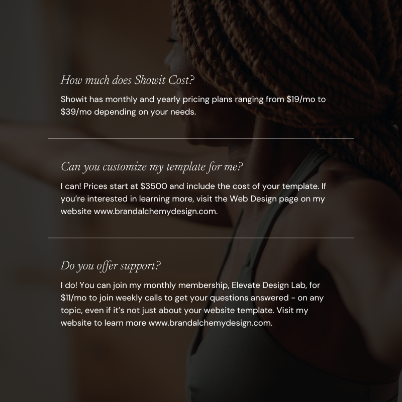 Rooted Showit Website Template